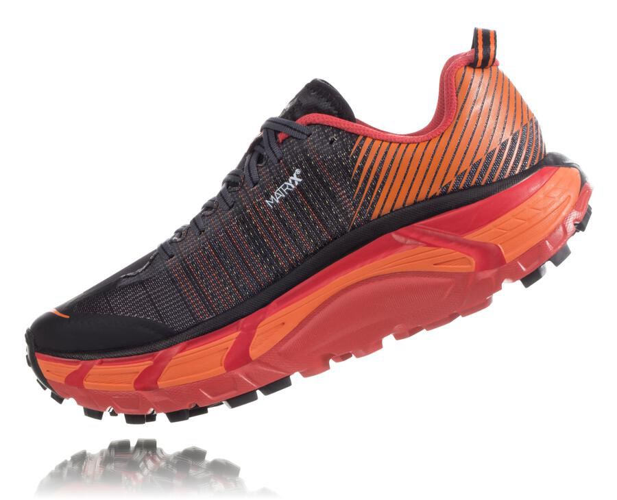 Hoka One One Spor Ayakkabı Erkek Siyah/Kırmızı - Evo Mafate 2 - DQ4129360